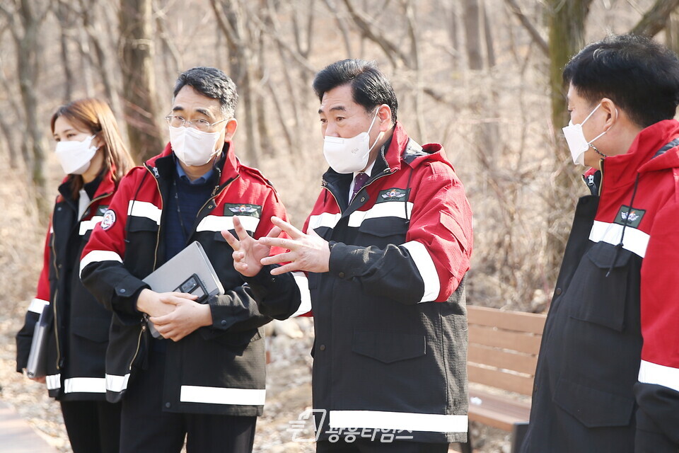 산불취약지 특별점검 추진(제공=의왕시)