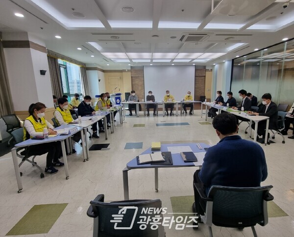 이마트 시화점 대책회의(제공=시흥시)