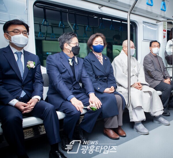 문경희 부의장, 지하철 4호선 연장 ‘진접선’ 개통식 참석 (제공=경기도의회)
