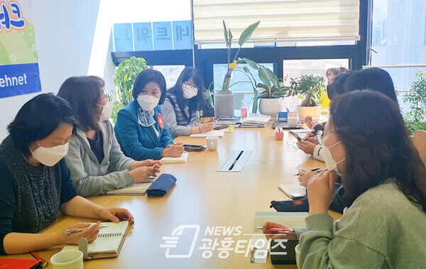 임혜자와 교육희망네트워크 간담회(제공=임혜자 선거캠프)