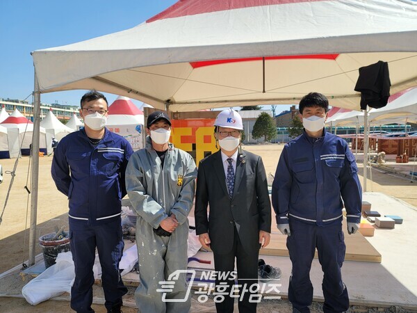 유근식 의원, 2022년 경기도 기능경기대회 참관(제공=유근식 의원실)