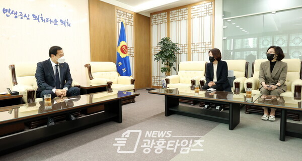 장현국 의장, 14일 경기도사회복지관협회 관계자 정담회 실시 (제공=경기도의회)