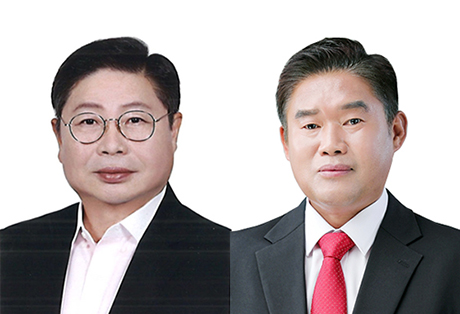 사진 왼쪽부터 이근우(65년생) 국민의힘 광명갑 사무국장, 이재한(72년생) 광문초등학교 운영위원장