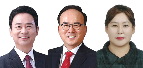 사진 왼쪽부터 설진서(65년생) 광명고등학교 총동문회장, 구본신(59년생) 前 광명시의원, 김연우(68년생) 광명시의원