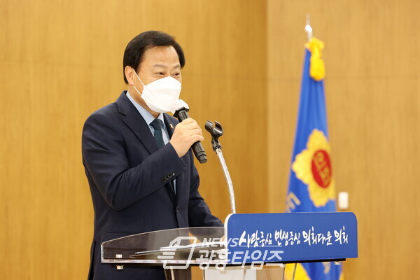 장현국 의장, 5월 월례조회서 '지방의회 불합리한 제도개선 노력지속' 밝혀 (제공=경기도의회)