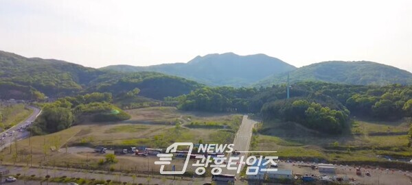 의왕백운밸리 종합병원 예정 부지_유튜브 캡처(제공=김성제 후보 선거캠프) 의왕백운밸리 종합병원 예정 부지_유튜브 캡처(제공=김성제 후보 선거캠프)