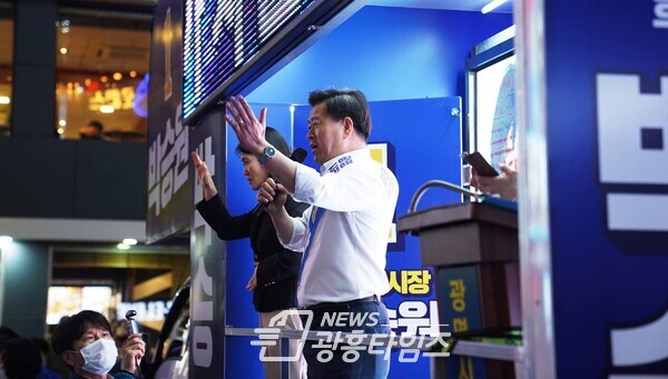 박승원후보 집중유세(제공=박승원 후보 선거캠프) 박승원후보 집중유세(제공=박승원 후보 선거캠프)