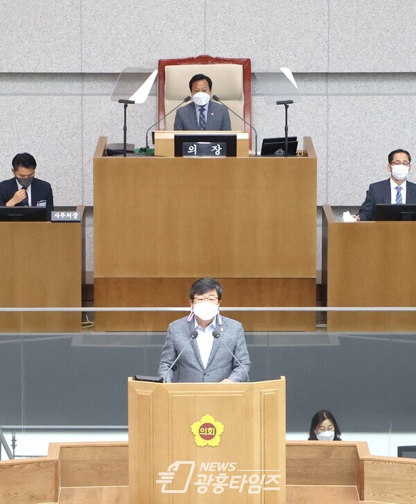 송치용 의원, 나눔의집 할머니 인권보호 촉구 5분자유발언 (제공=경기도의회)