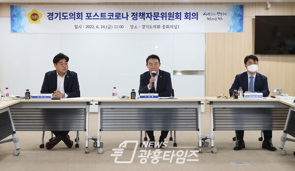경기도의회 포스트 코로나 정책자문위원회 회의 개최 (제공=경기도의회)