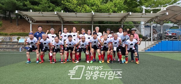  2022 경기도지사기 어울림 축구대회 60대부(사진제공=의왕시)