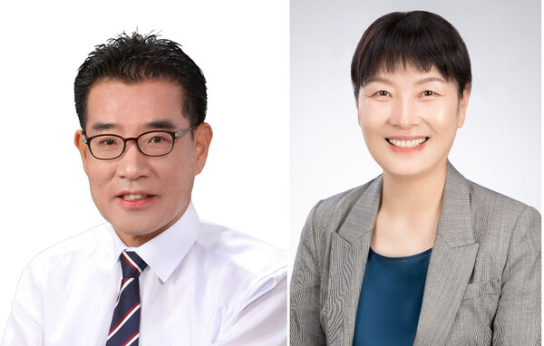 의장 김학기 의원/부의장 박혜숙 의원