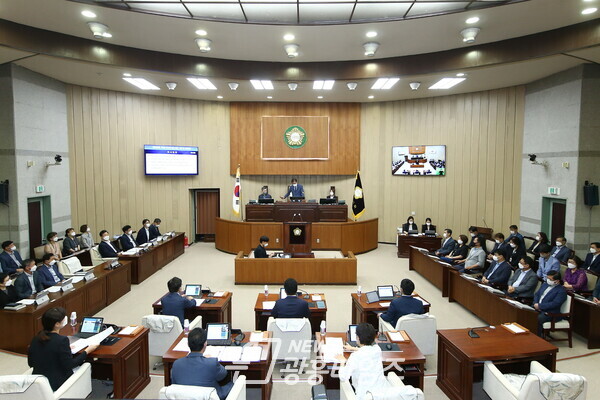 제286회 임시회 개회(사진제공=의왕시의회) 제286회 임시회 개회(사진제공=의왕시의회)