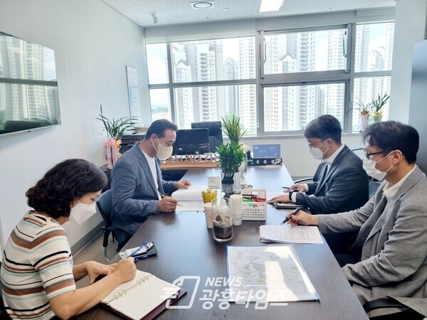 김용성 의원, 광명시흥 테크노밸리 관련 정담회 개최(제공=경기도의회) 김용성 의원, 광명시흥 테크노밸리 관련 정담회 개최(제공=경기도의회)