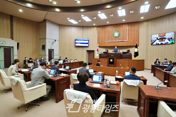 임시회 종료(사진제공=의왕시의회) 임시회 종료(사진제공=의왕시의회)
