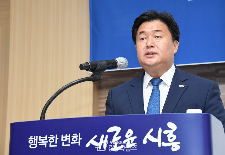 임병택 시흥시장_취임100일 기자회견 (사진제공=시흥시)