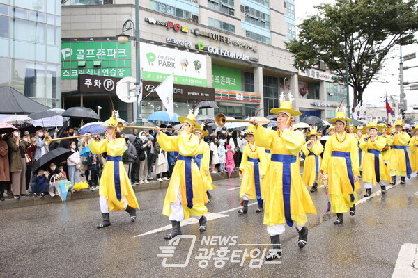  정조대왕 능행차 공동재현(사진제공=의왕시)