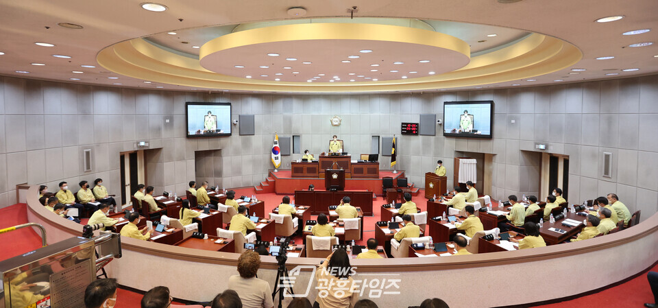 시흥시의회, 제302회 임시회 제1차 본회의(사진제공=시흥시의회) 시흥시의회, 제302회 임시회 제1차 본회의(사진제공=시흥시의회)