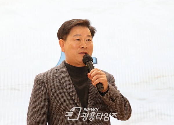 박승원 광명시장_축사(사진제공=광명시) 박승원 광명시장_축사(사진제공=광명시)