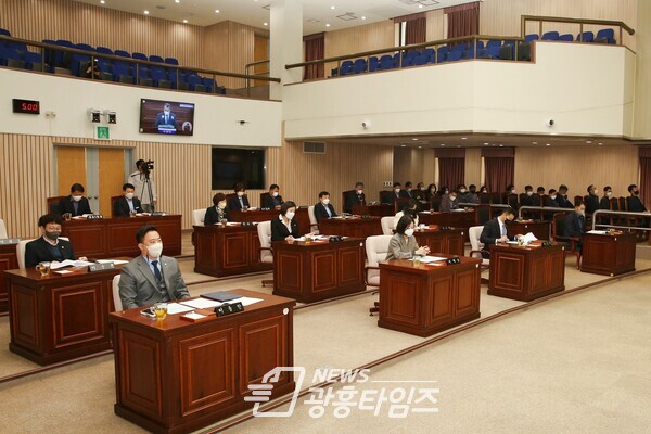 군보시의회, 제264회 임시회 개회(사진제공=군포시의회) 군보시의회, 제264회 임시회 개회(사진제공=군포시의회)
