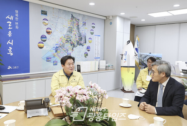 시흥시와 인천경제청 간담회 (사진제공=시흥시) 시흥시와 인천경제청 간담회 (사진제공=시흥시)