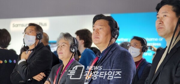 5일~8일 CES2023 참관 중인 임 시장(사진제공=시흥시) 5일~8일 CES2023 참관 중인 임 시장(사진제공=시흥시)