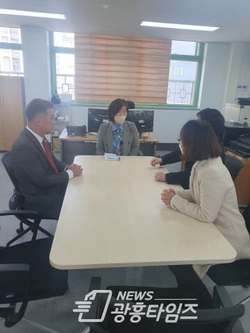  김정호 의원, 광명도덕초.광명중 학교현안 논의 위해 찾아가는 정담회 연속 실시 (사진제공=경기도의회)