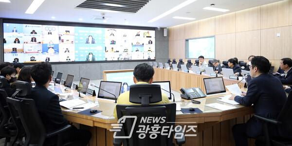 도-시·군 부단체장 회의(사진제공=경기도) 도-시·군 부단체장 회의(사진제공=경기도)