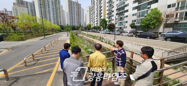 김영수 부시장 현장점검(사진제공=의왕시)