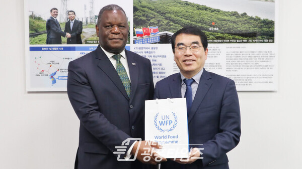 양기대 국회의원, 광명에 유엔 세계식량계획(WFP) 혁신센터 유치 추진(사진제공=양기대 의원실) 양기대 국회의원, 광명에 유엔 세계식량계획(WFP) 혁신센터 유치 추진(사진제공=양기대 의원실)