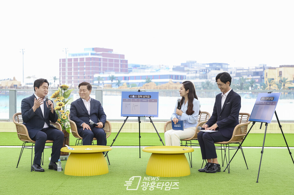 임병택 시장, 한빛방송 공감토크 출연(사진제공=시흥시) 임병택 시장, 한빛방송 공감토크 출연(사진제공=시흥시)