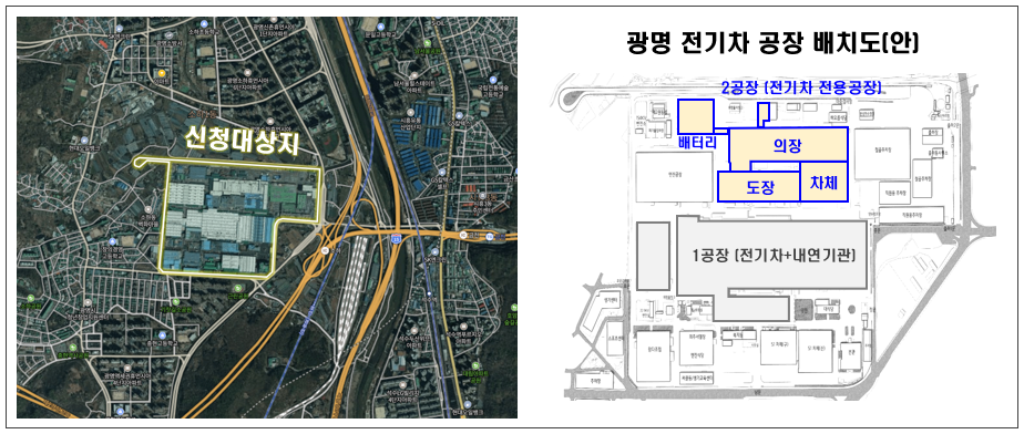 광명시, 기아와 글로벌 미래차 3강 도약을 위해 ‘첨단투자지구’ 지정 신청(제공=광명시) 광명시, 기아와 글로벌 미래차 3강 도약을 위해 ‘첨단투자지구’ 지정 신청(제공=광명시)