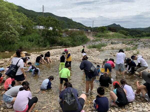  오전동 여름방학 체험활동(사진제공=오전동 주민센터)