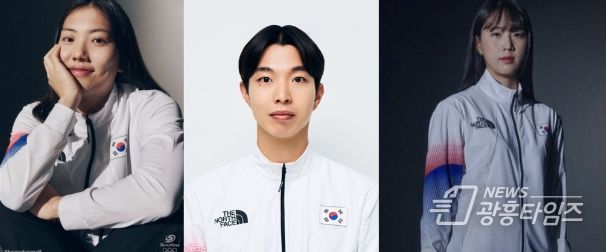 안양시청 선수들 (왼쪽부터) 권세현 이정태 유가람