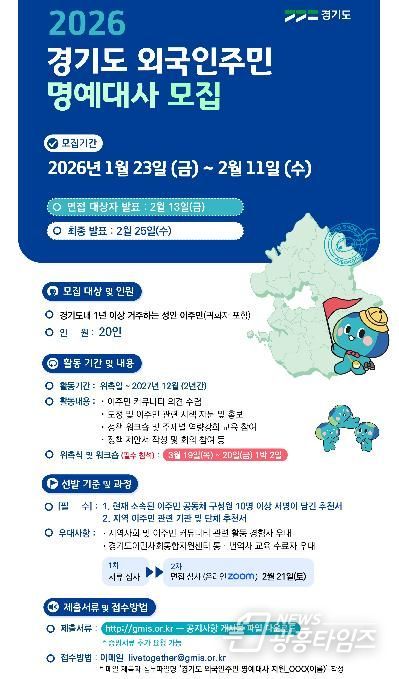 2026 경기도 외국인주민 명예대사 모집.jpg 바로보기2026 경기도 외국인주민 명예대사 모집