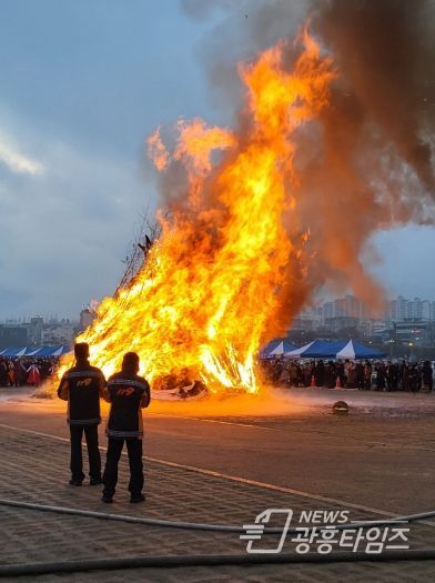 달집태우기, 쥐불놀이 등 도내 행사장 안전사고 신속대응