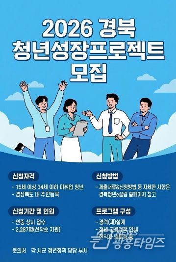 청년‘쉬었음’타파!‘청년성장 프로젝트’추진